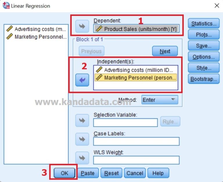 How To Compute Multiple Linear Regression And Interpreting The Output Using SPSS KANDA DATA