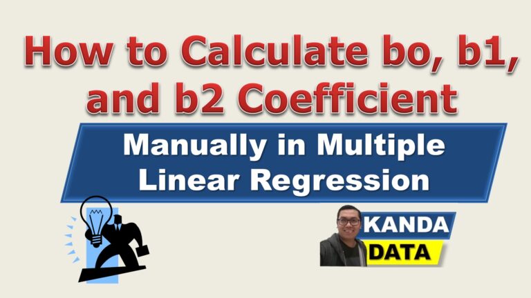 How to Calculate bo, b1, and b2 Coefficient Manually in Multiple Linear Regression