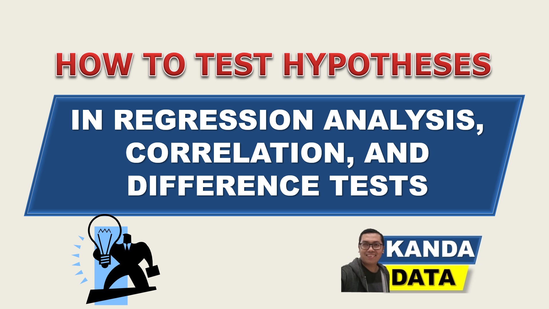 test the hypothesis in regression
