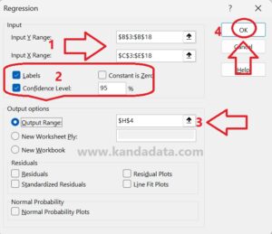 How to Perform Multiple Linear Regression using Data Analysis in Excel ...