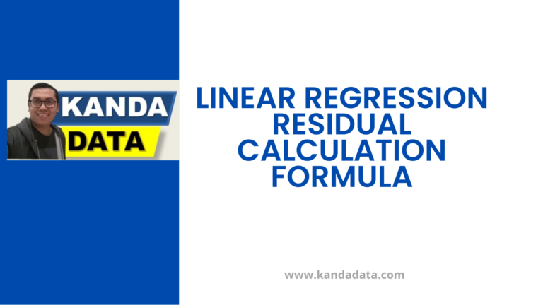Linear Regression Residual Calculation Formula