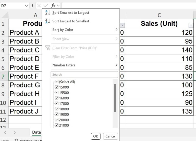 Sort Height How to Sort Values from Highest to Lowest in Excel - KANDA DATA